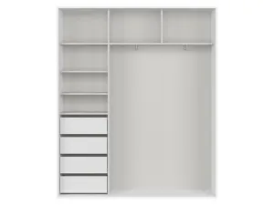 BRW Skriňa FLEX 180 Farba: Biela