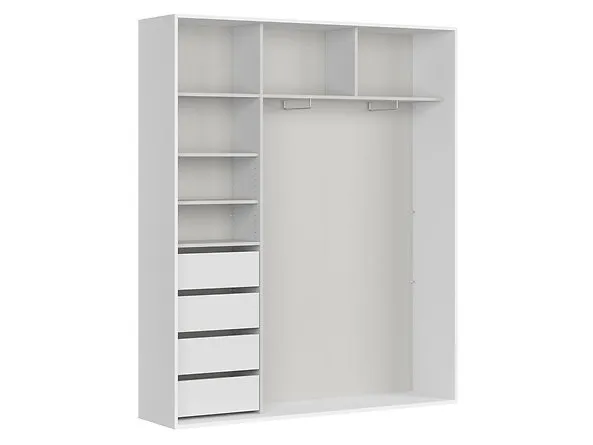 BRW Skriňa FLEX 180 Farba: Biela