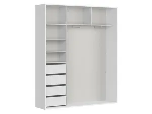 BRW Skriňa FLEX 180 Farba: Biela