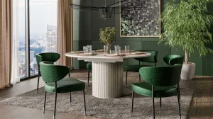 Dolmar Rozkladací jedálenský stôl TENZA ZA9 | cashmere