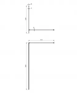 OMNIRES - MARINA walk-in, 120 cm chróm / transparent /CRTR/ DNR12XCRTR