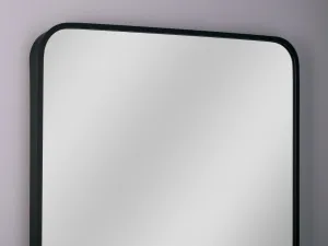 OLSEN SPA - Zrkadlo bez osvetlenia PIRNA BLACK - Rozmer A - 50 cm, Rozmer C - 70 cm OLNZPIR5070B