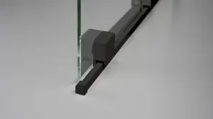 Deante JASMIN Posuvná sprchová stena walk-in 120x195cm, čierna KTJ_N32R