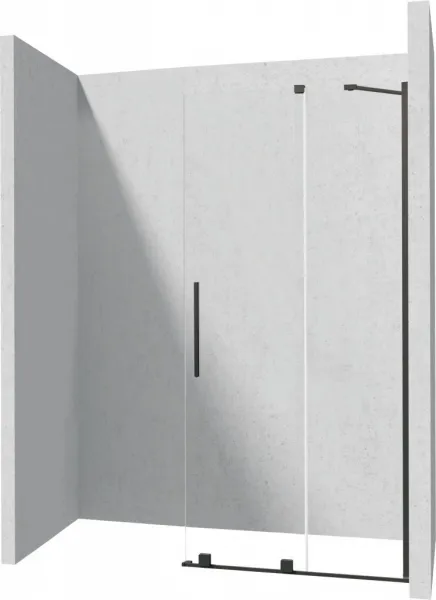 Deante JASMIN Posuvná sprchová stena walk-in 120x195cm, čierna KTJ_N32R