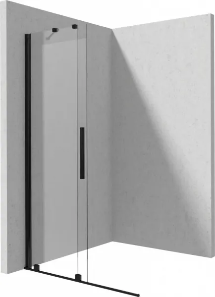 Deante JASMIN Posuvná sprchová stena walk-in 120x195cm, čierna KTJ_N32R