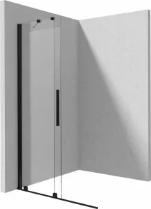 Deante JASMIN Posuvná sprchová stena walk-in 120x195cm, čierna KTJ_N32R