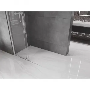 MEXEN/S - Velár posuvné sprchové dvere Walk-in 70, transparent, chróm 871-070-000-03-01