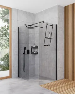 DEANTE - Kerria plus chróm - Sprchová stena / walk - in, systém Kerria Plus, 100 cm KTS_030P