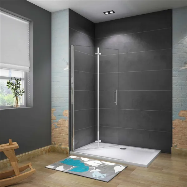 H K - Zalamovacia WALK-IN zástena Melody WF1 110x195, číre sklo MELODYWF111