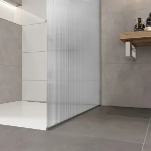 Mereo Sprchová stena WALK IN, Novea, 100x200 cm, chróm ALU, sklo Line CK10603HL