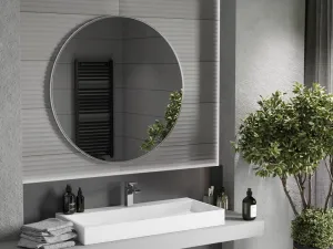 MEXEN - Loft zrkadlo 100, nerezový rám 9850-100-100-000-10