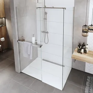 Mereo Polička k WALK IN, 120 cm, chróm ALU CK10620P