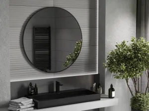 MEXEN - Loft zrkadlo 100, čierny rám 9850-100-100-000-70