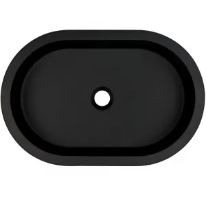 DEANTE - Silia - Granitové umývadlo čierna oval CQS_NU6U