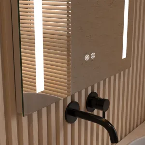 Mereo Zrkadlo 60x70 cm s LED osvetlením a odhmlievaním CN155