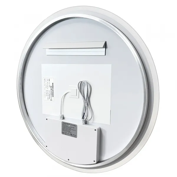 Mereo Zrkadlo okrúhle pr. 80 cm, LED osvetlenie a odhmlievanie CN163