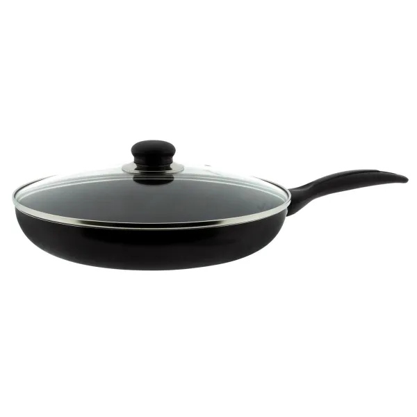 Haushalt International Hliníková pánev s poklicí, 28 cm