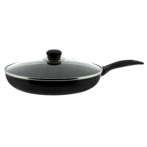 Haushalt International Hliníková pánev s poklicí, 28 cm