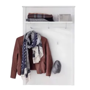KONDELA Olje 80 vešiakový panel biela