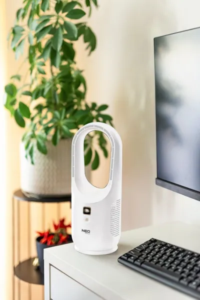 AkumulátorovýbezlopatkovýventilátorNEOTOOLS
