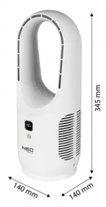AkumulátorovýbezlopatkovýventilátorNEOTOOLS