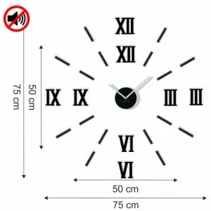 Nalepovaciehodinynastenuvčiernejfarbe40408