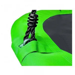 Závesný hojdací kruh pre deti v zelenej farbe