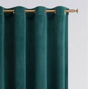 Elegantnýpetrolejovýzamatovýzáves140x280cm
