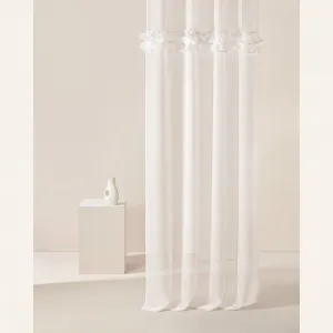 KrémovázáclonaFRILLAsvolánminastiebornépriechodky300x250cm