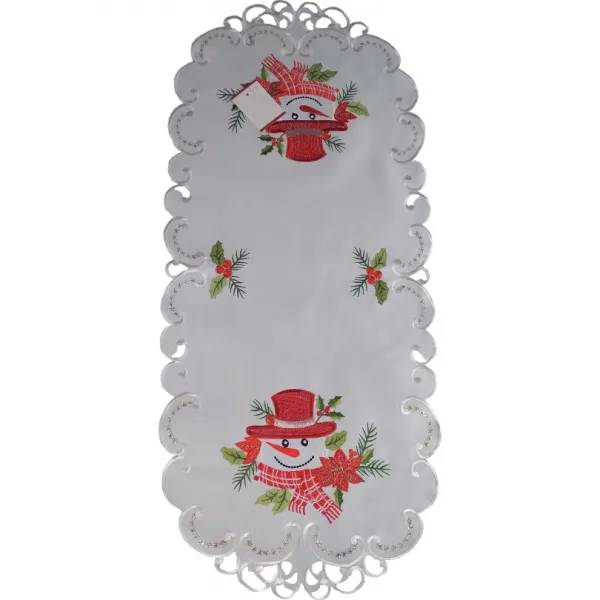VianočnásivástužkasvýšivkousnehuliakaŠírka:60cm|Dĺžka:120cm
