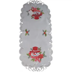 VianočnásivástužkasvýšivkousnehuliakaŠírka:60cm|Dĺžka:120cm