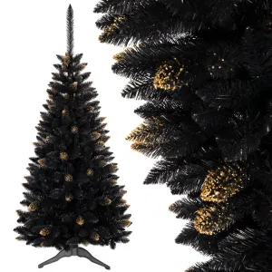 Krásnyvianočnýstromčeksozlatýmivetvičkami220cm56077