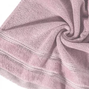 OsuškaGLORYvjemnejružovejfarbe,svelúrovýmokrajomalesklouniťouŠírka:50cm|Dĺžka:90cm