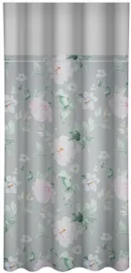 KrásnešedézávesyspotlačourúžovýchkvetovpivoňkyŠírka:140cm|Dĺžka:250cm