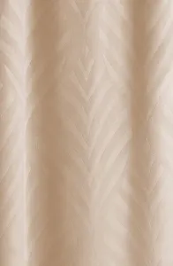 Zatemňujúcízávesvkrémovejfarbeskrásnymmotívomlistov140x250cm