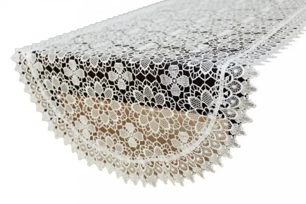 DomTextilu OvalnýkrajkovýobruskrémovejfarbyŠírka:50cm|Dĺžka:100cm 49787_104420 krémová