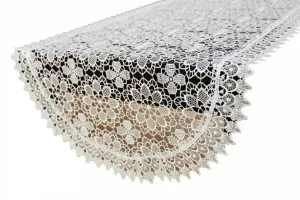 DomTextilu OvalnýkrajkovýobruskrémovejfarbyŠírka:50cm|Dĺžka:100cm 49787_104420 krémová
