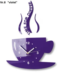 NástennéhodinyTimeforcoffeetmavohnedá40492_120312