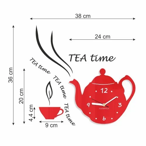 DekoračnékuchynskéhodinyTeaTimesivá40397_120709