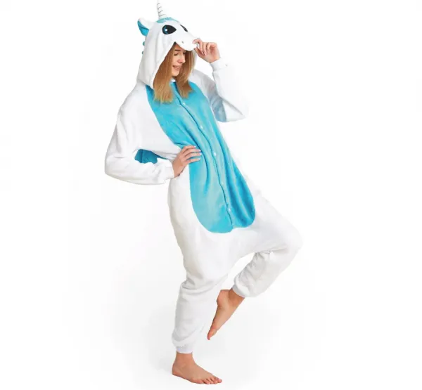 TyrkysovýkigurumioveralsmotívomjednorožcaveľkosťM