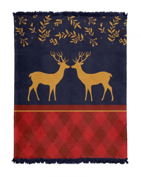 VianočnádekakárovanásostrapcamiŠírka:150cm|Dĺžka:200cm