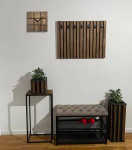 DrevenéhodinyHARMONY30cm-hnedé67655