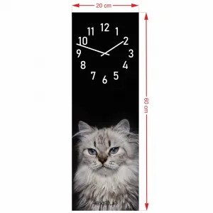 Čiernedetskénástennéhodiny20x60cmmačka67656