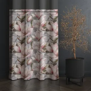 DekoračnýzávessivýsjemnýmvzorompivóniiŠírka:160cm|Dĺžka:250cm