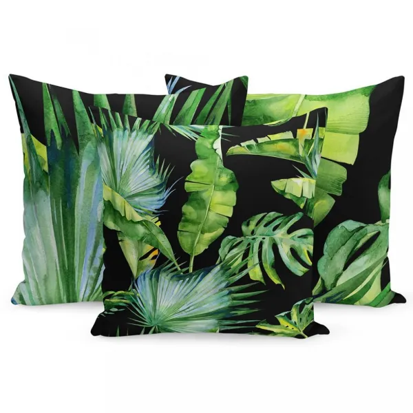 Domtextilu Luxusné obliečky na vankúše s motívom listov 40x40 cm 35652_35067