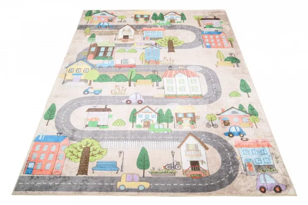 DetskýkoberecsmotívomrušnéhomestaŠírka:80cm|Dĺžka:150cm56749_115725