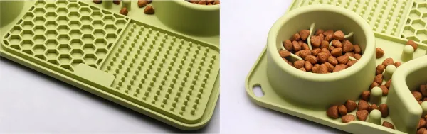 Tutumi Zpomalovací podložka na jídlo pro psy Jilda modrá