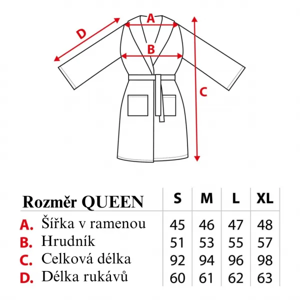 Faro Dámsky fleecový župan COMFORT QUEEN veľ. M ružový