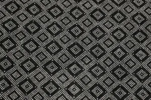 L'essentiel Kúpeľňová predložka Mramorová DJT 80x120 čierna/biela