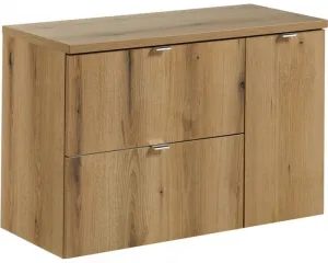 Comad Kúpeľňová zostava Nova Oak 90 cm so skrinkami dub coast evoke